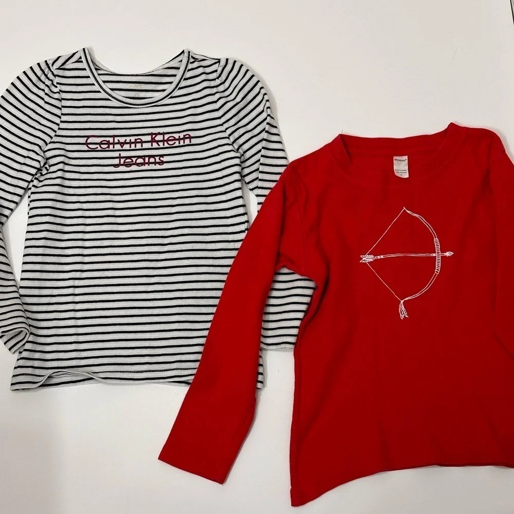 Girls Long Sleeve Shirt‎ Calvin Klein Size 6